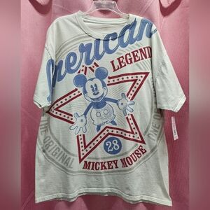Disneyland White American Legend Tshirt Sz XL